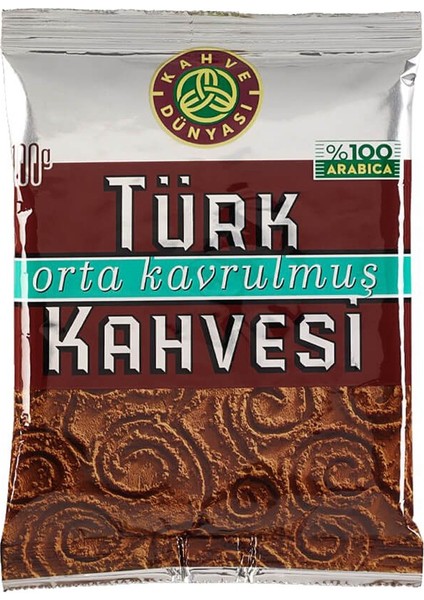 Orta Kavrulmuş Türk Kahvesi 100 gr - 10 Lu modelleri