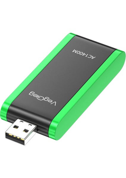 1400 Mbps 2.4ghz/5ghz Dual Band Gigabit Alıcı Verici USB Wifi Adaptör