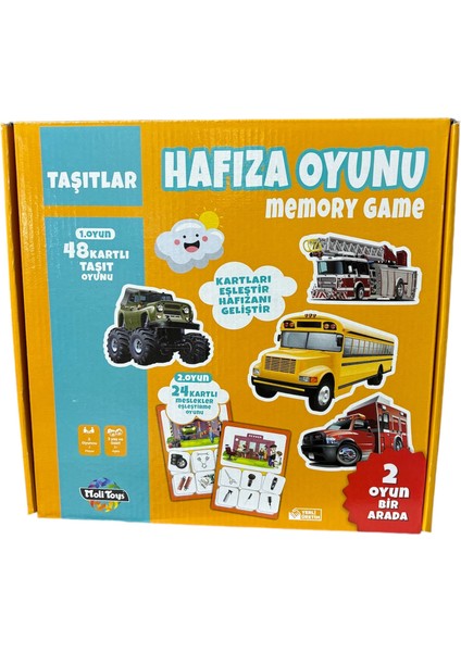 Hafıza Oyun Kartları Taşıtlar