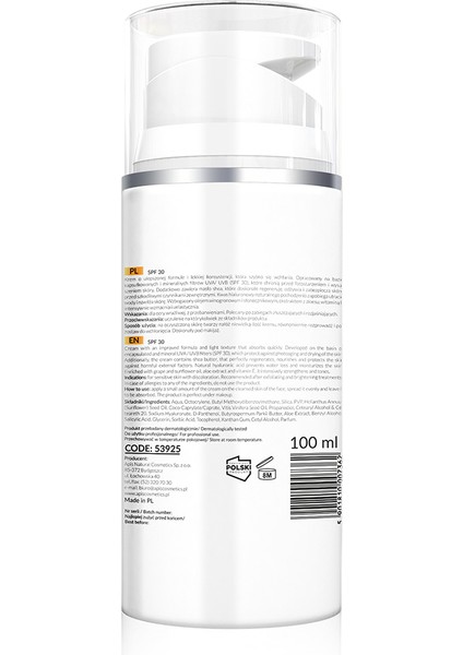 Güneş Koruyucu Krem SPF 30 - 100ml