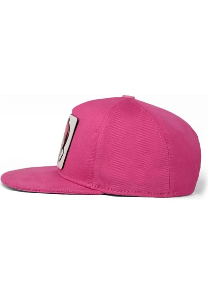 V1 Hip Hop Kids Ayı - 1bs Kod Logolu Unisex Pembe Çocuk Şapka