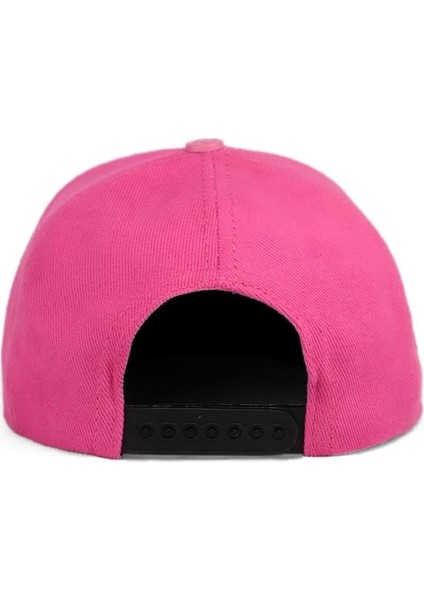 V1 Hip Hop Kids Ayı - 1bs Kod Logolu Unisex Pembe Çocuk Şapka