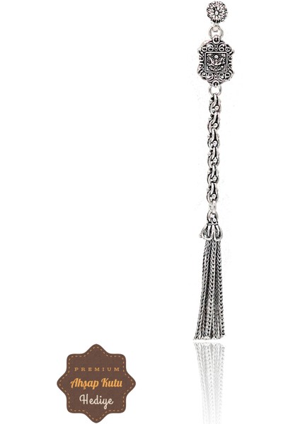 Sallantılı Sancak Model 925 Ayar Gümüş Tesbih Püskül 201023319