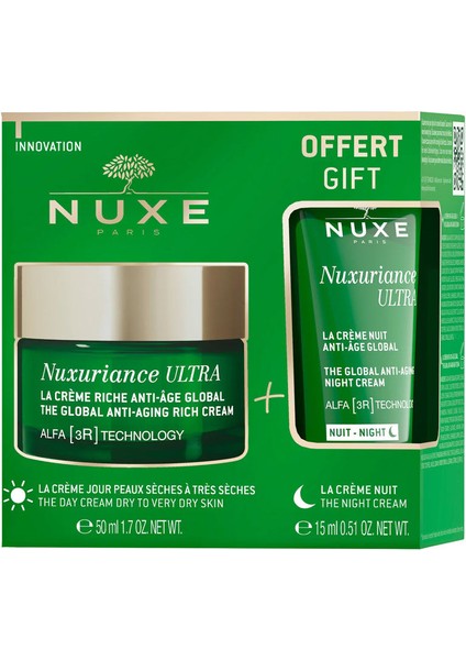 Nuxuriance Ultra Anti Aging Rich Cream 50 ml + 15 ml Gece Kremi Hediye