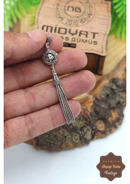 Sallantılı Aslan Model 925 Ayar Gümüş Tesbih Püskül 201023320 modelleri