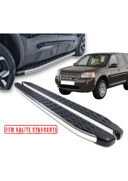 Freelander 2006 2010 Araca Özel Blackline Yan Basamak