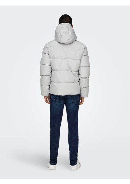 Erkek Mont Beyaz 22029661 Onselıjah Pckt. Hood Jacket Otw Noos