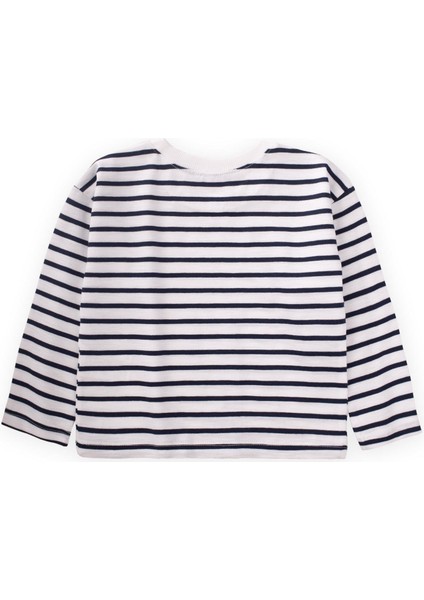 Çizgili Mevsimlik T-Shirt 1-10 Yaş Siyah Çizgili fiyatları