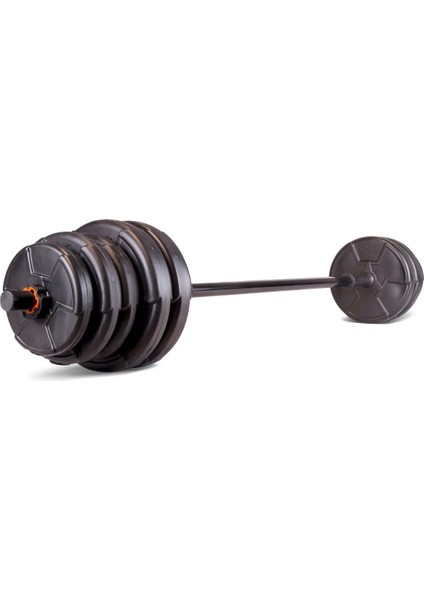 59 kg Z Bar Halter ve Dambıl Seti Turuncu Siyah (56 kg Ağırlık Plakası +Barlar) fiyatları