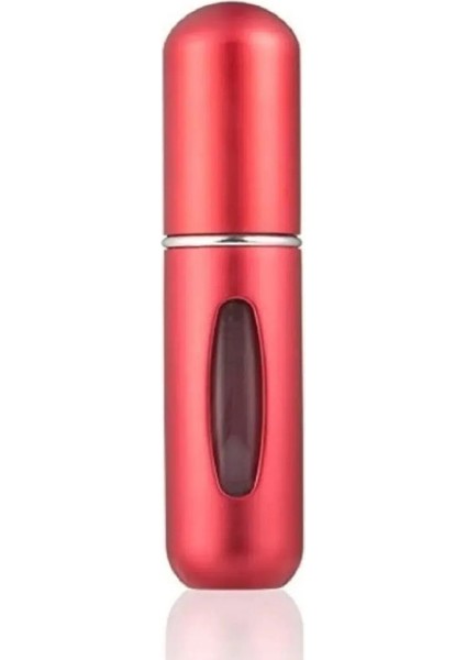Kırmzı Cep Parfüm Şişesi Doldurulabilir Mini 5 ml