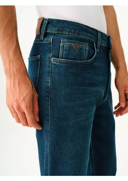 Erkek Jean Pantolon Petrol LF2037019 Terrybrown Slim Fit indirimleri