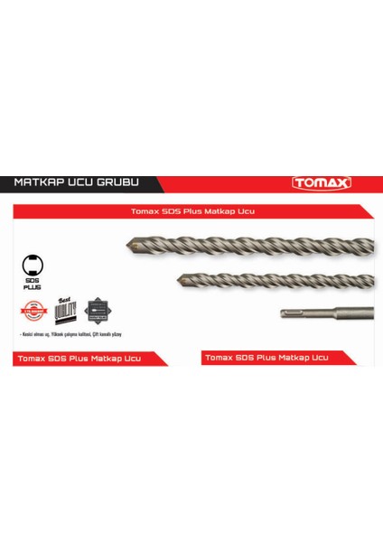 Sds Matkap Ucları 6 mm x 160
