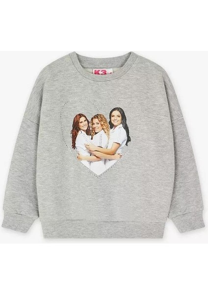 Baskılı Kız Çocuk Sweatshirt modelleri