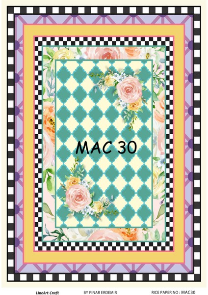 Pirinç Dekopaj Kağıdı 29X42CM NO:MAC30