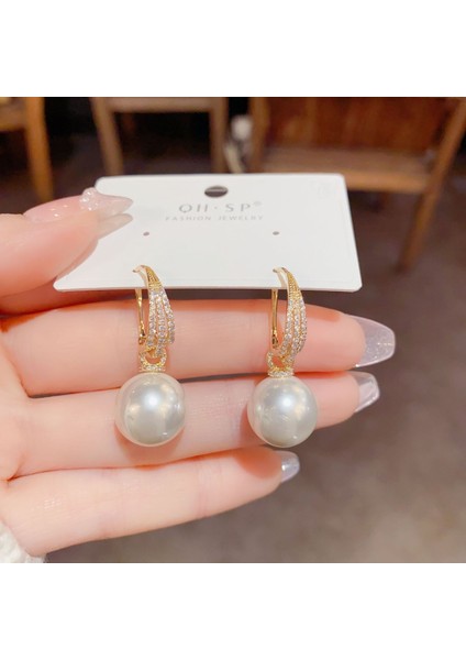 Moonriverpopüler 925 Gümüş Iğne Küpe Klasik Geometrik Uzun Püskül Küpe (Yurt Dışından)