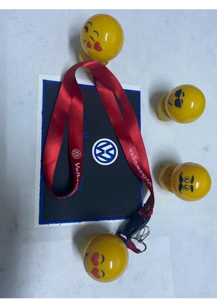 Kaydırmaz Ped, 4 Adet Zıpzıp Kafa, Ayna İpi Set Volkswagen