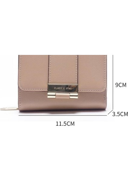Cüzdan Kart Tutucu Taşınabilir Seçılmiş Çevre Dostu Pu Malzeme Popüler Ultra Hafif Stil, Pembe (Yurt Dışından) modelleri