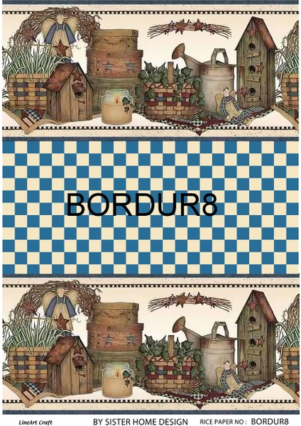 Pirinç Dekopaj Kağıdı 29X42CM No:bordur8