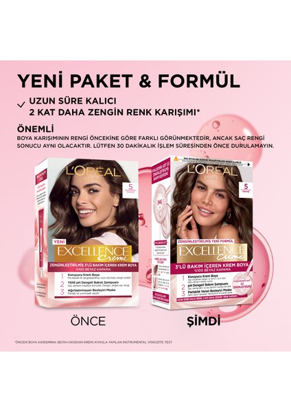 L'Oréal Paris Excellence Creme Saç Boyası - 5 Kahve