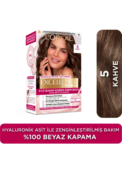 L'Oréal Paris Excellence Creme Saç Boyası - 5 Kahve