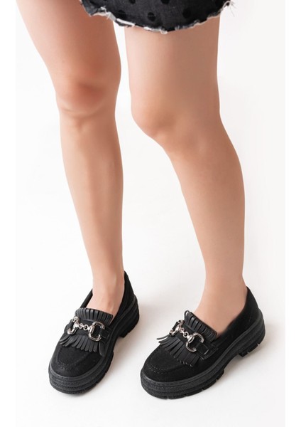 749-750 Tokalı Günlük Yüksek Tabanlı Loafer Ayakkabı fiyatları