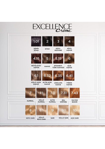 L'Oréal Paris Excellence Creme Saç Boyası - 3 Koyu Kestane