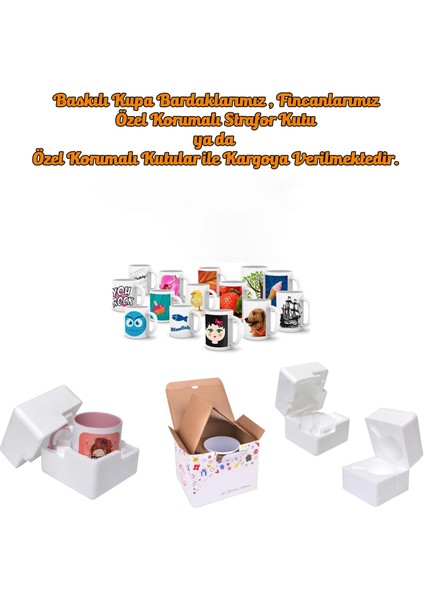 Balık Burcu Kadınına Özel Beyaz Kupa Bardak - HMK-00116-03 fırsatları
