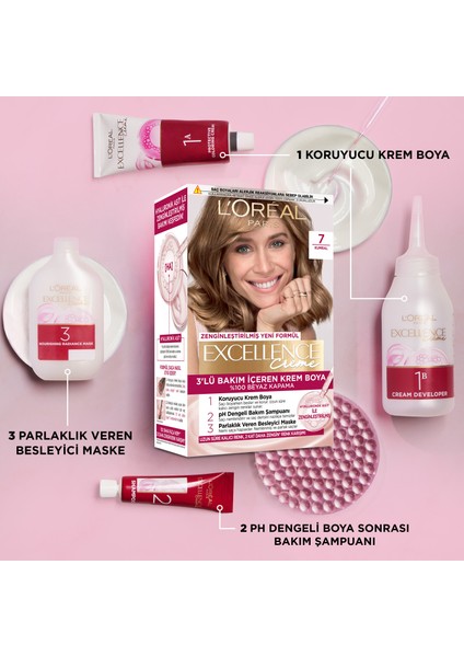 L'Oréal Paris Excellence Creme Saç Boyası - 8 Koyu Sarı