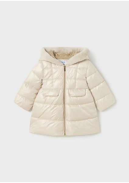 2483 Kız Bebe Bej Uzun Mont fiyatları