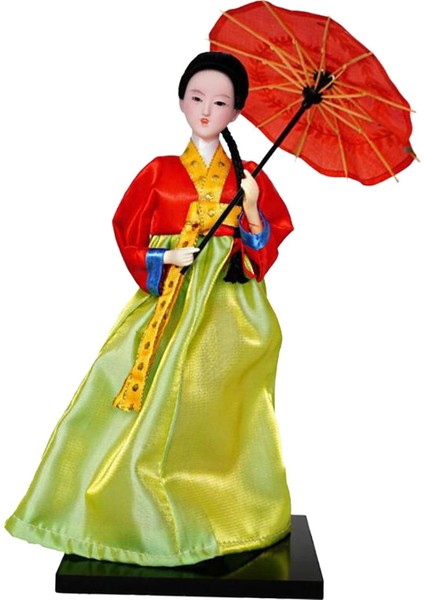 Hanbok Dekoru Minyatür Kadın Heykeli Geyşa Kimono Heykelciğ (Yurt Dışından) fiyatları