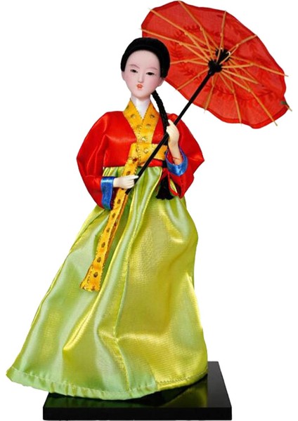 Hanbok Dekoru Minyatür Kadın Heykeli Geyşa Kimono Heykelciğ (Yurt Dışından) modelleri