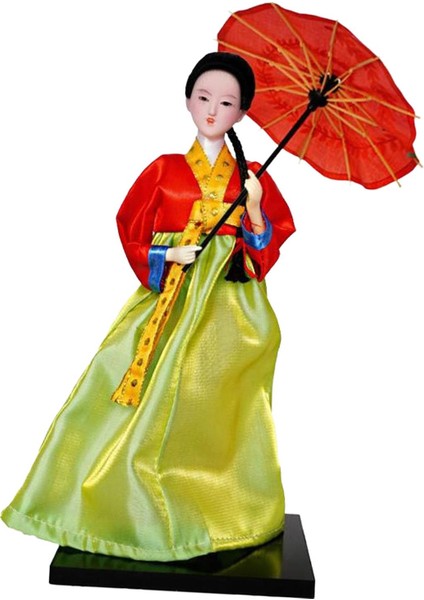 Hanbok Dekoru Minyatür Kadın Heykeli Geyşa Kimono Heykelciğ (Yurt Dışından) fırsatları