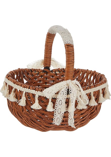 El Dokuma Çiçek Sepeti Çok Amaçlı Sebze Sepeti Parti Toplantı Işığı Için (Yurt Dışından) fiyatları