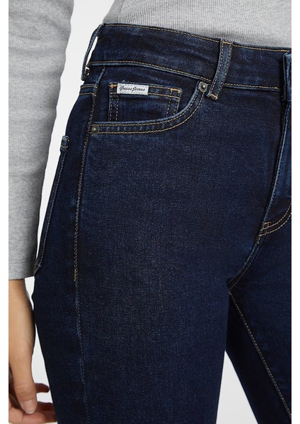 Kadın G05 Yüksek Bel Skinny Jean - Lacivert indirimleri