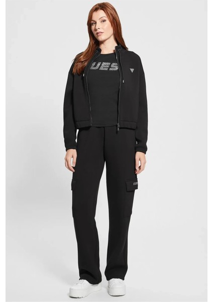 Kadın Cecilia Aktif Regular Fit Scuba Eşofman Altı - Siyah