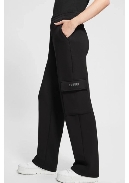 Kadın Cecilia Aktif Regular Fit Scuba Eşofman Altı - Siyah fırsatları