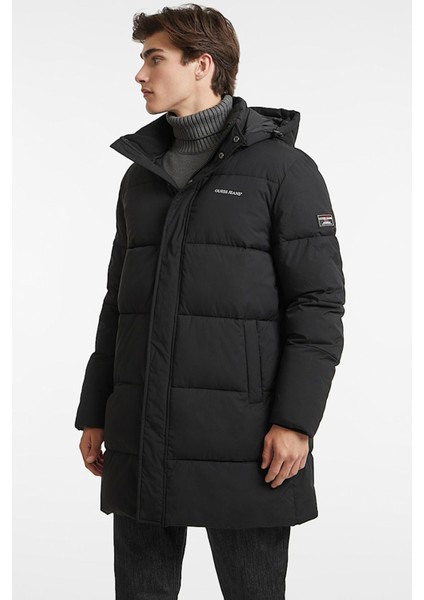 Erkek Gj Mıd Orta Boy Şişme Mont - Siyah fırsatları