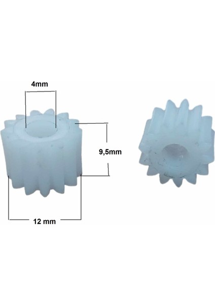 Key 720 R Rondo Motor Mil Dişlisi