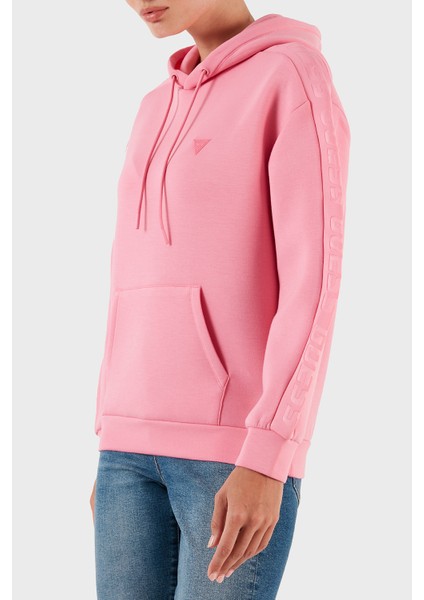 Kadın Brenda Hooded Kapüşonlu Sweatshirt - Fuşya indirimleri