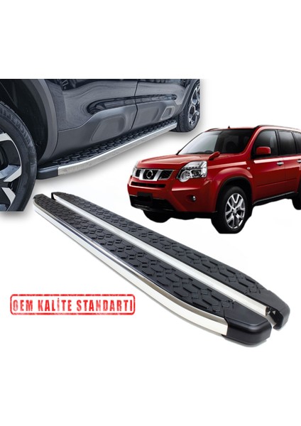 X-Trail 2007 2014 Araca Özel Blackline Yan Basamaklık