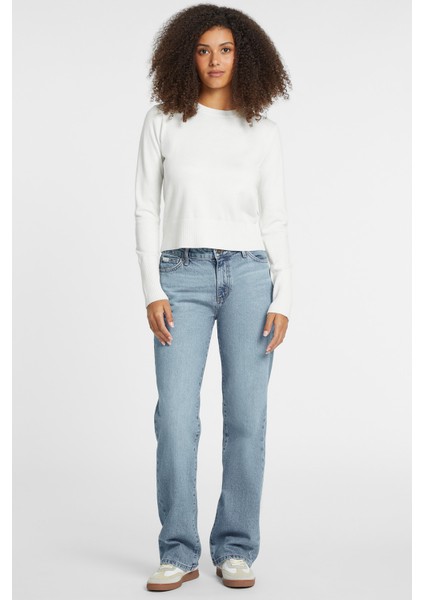 Kadın Gj Ls Cn Sweatshirt - Beyaz fiyatları