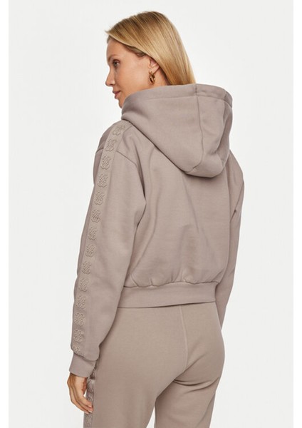 Kadın Stacıe Kapüşonlu Sweatshirt - Vizon