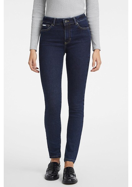 Kadın G05 Yüksek Bel Skinny Jean - Lacivert
