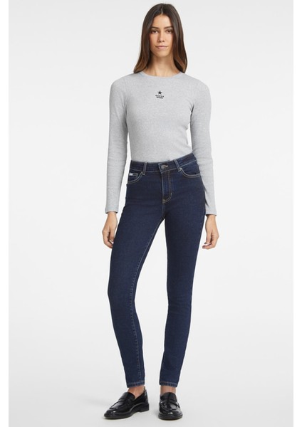 Kadın G05 Yüksek Bel Skinny Jean - Lacivert fiyatları