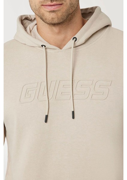 Erkek Aldwın New Kapüşonlu Sweatshirt - Bej modelleri