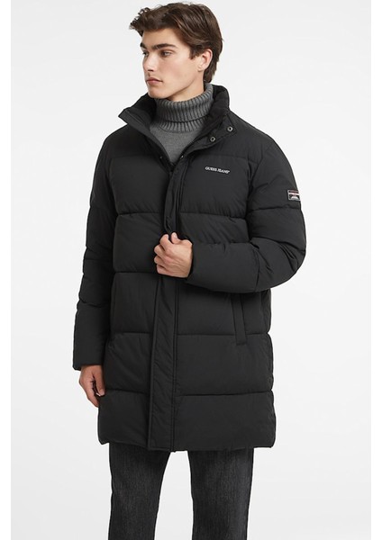 Erkek Gj Mıd Orta Boy Şişme Mont - Siyah fiyatları