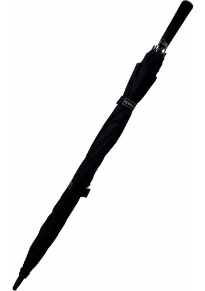 Marlux Çift Katmanlı 140 cm Fiber Vale Şemsiye Siyah