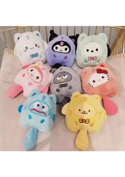 Hello Kitty 12 cm Anahtarlık Çanta Süsü Peluş Oyuncak Sanrio Mymelody Cartoon Karikatür Peluş fiyatları