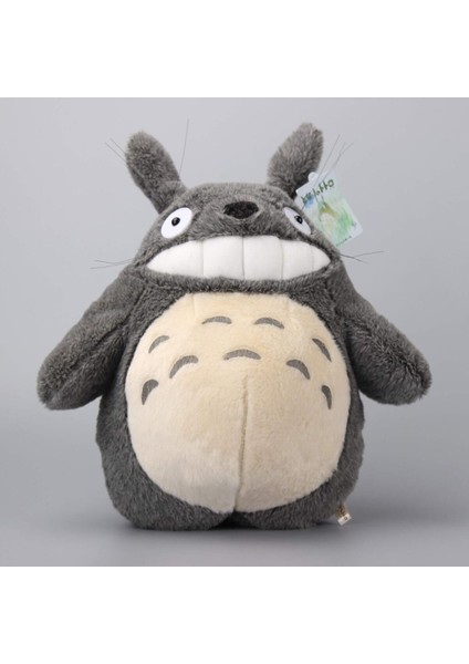 Totoro Hayao Miyazaki Anime Film Peluş Oyuncak Dişleri Görünen 30 cm