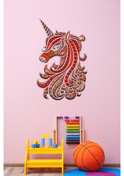 Unicorn Harikası Ahşap Duvar Dekoru